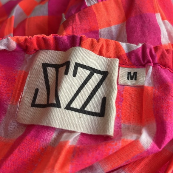 SZ block prints x J. Crew tiered beach dress NWOT size medium - Picture 11 of 16